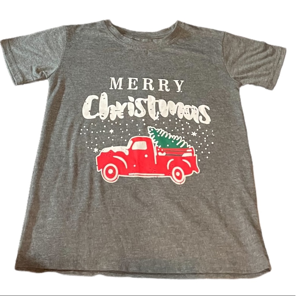 Kid’s Size Small Merry Christmas Short Sleeve T-Shirt